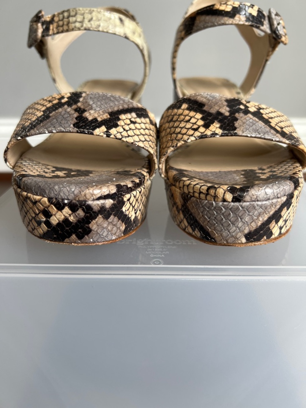 M. Gemi Lizza Nuova Platform Python Print Sandals - Picture 5 of 12